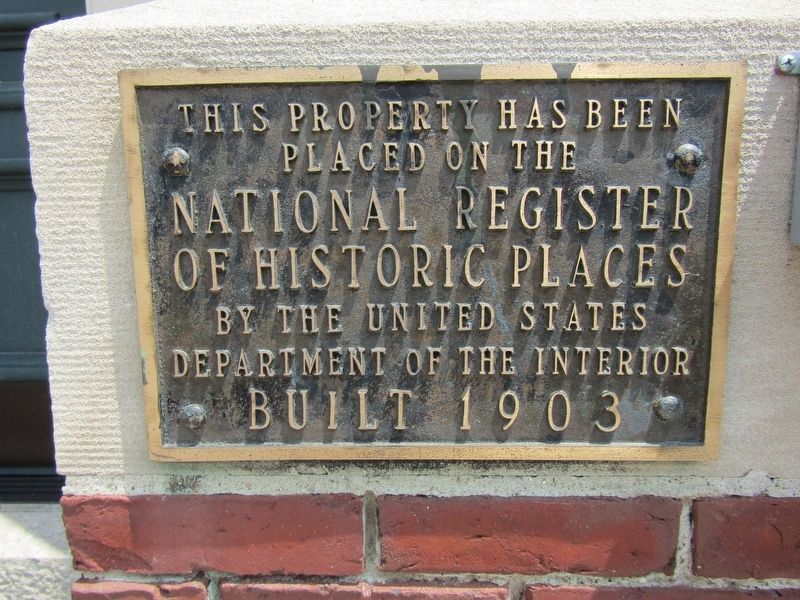 National Register of Historic Places Marker. Click for full size. National Register of Historic Places Marker image. Click for full size.