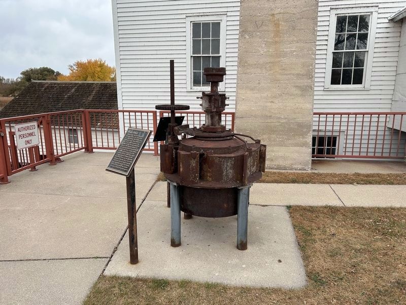 Water Power Marker and Parkdale Mill Turbine. Click for full size. Water Power Marker and Parkdale Mill Turbine image. Click for full size.
