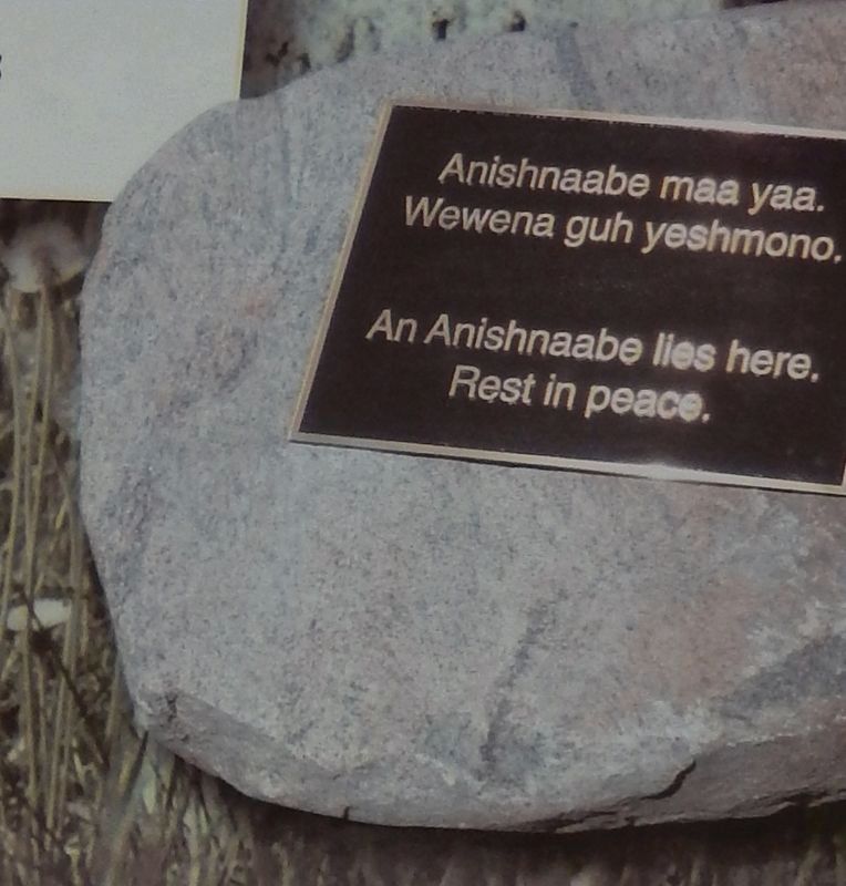 Marker detail: First Nation Burials. Click for full size. Marker detail: First Nation Burials image. Click for full size.