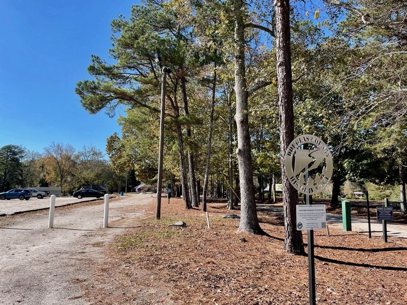 Clinton Nature Preserve and The Carnes Cabin Marker image. Click for full size.