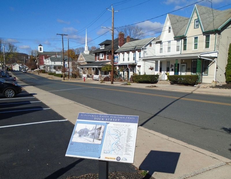 Dock Street Marker. Click for full size. Dock Street Marker image. Click for full size.