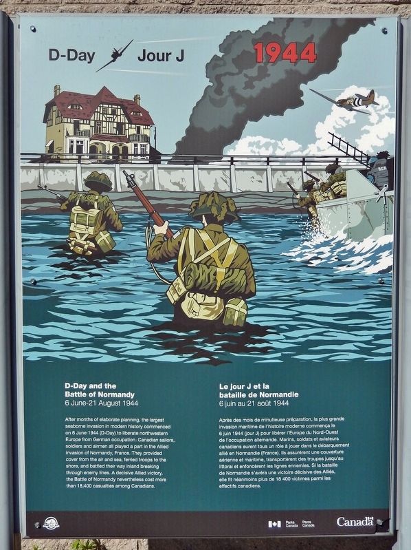 D-Day/Jour J Marker image. Click for full size.