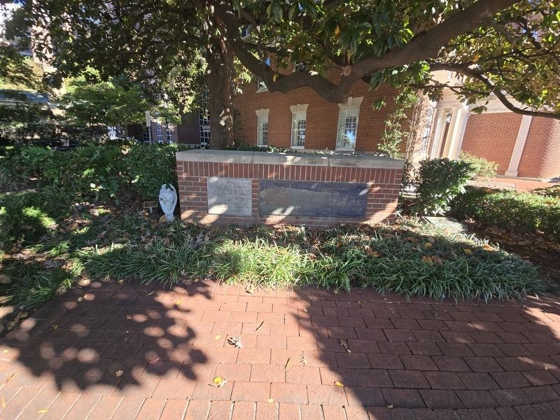 Full Presbyterian Hospital Marker and Cornerstone image. Click for full size.