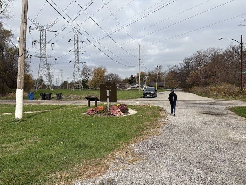 Ton Farm site markers from the rear image. Click for full size.