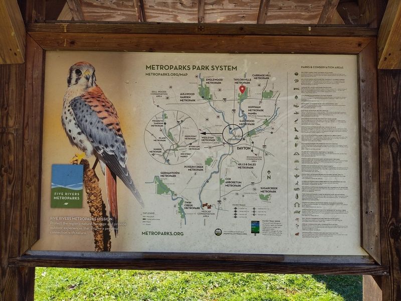 Taylorsville Metropark - Metroparks Park System Marker image. Click for full size.