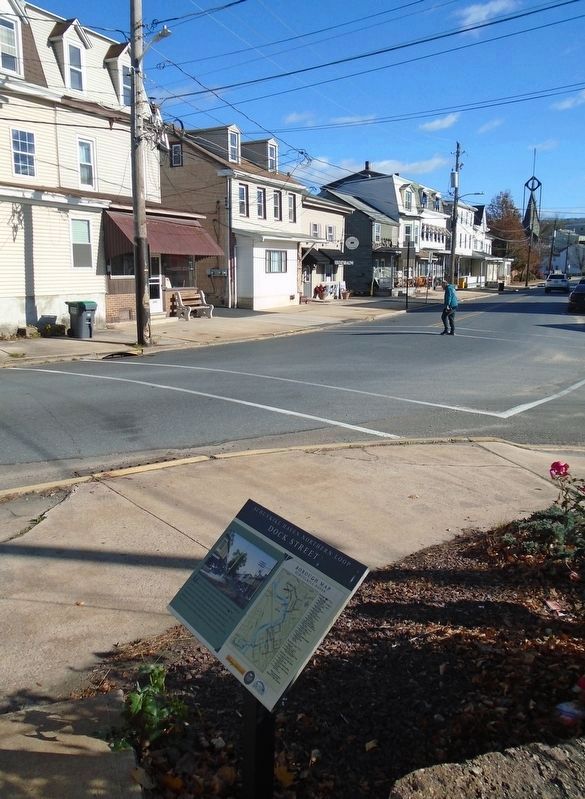 Dock Street Marker. Click for full size. Dock Street Marker image. Click for full size.