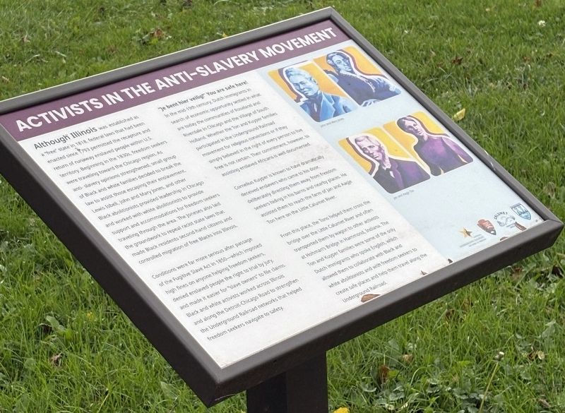 Activists in the Anti-Slavery Movement Marker. Click for full size. Activists in the Anti-Slavery Movement Marker image. Click for full size.