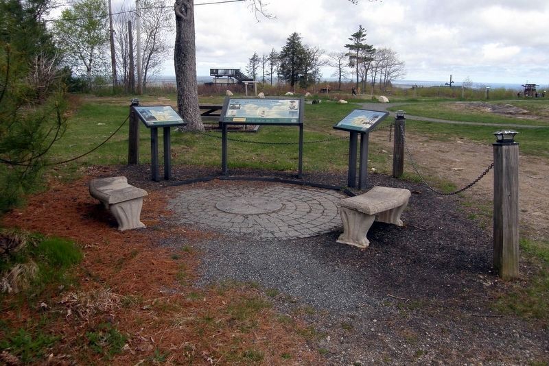 Mount Hope Fire Tower wayside site. Click for full size. Mount Hope Fire Tower wayside site image. Click for full size.