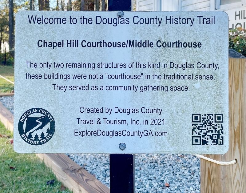 Chapel Hill Courthouse/Middle Courthouse Marker. Click for full size. Chapel Hill Courthouse/Middle Courthouse Marker image. Click for full size.