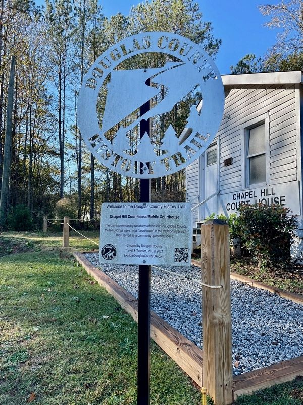 Chapel Hill Courthouse/Middle Courthouse Marker. Click for full size. Chapel Hill Courthouse/Middle Courthouse Marker image. Click for full size.