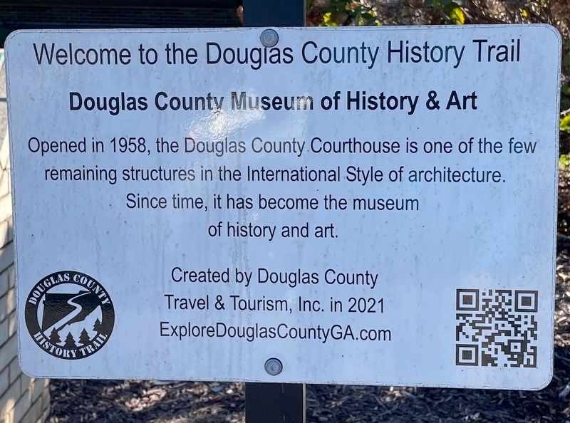 Douglas County Museum of History & Art Marker. Click for full size. Douglas County Museum of History & Art Marker image. Click for full size.