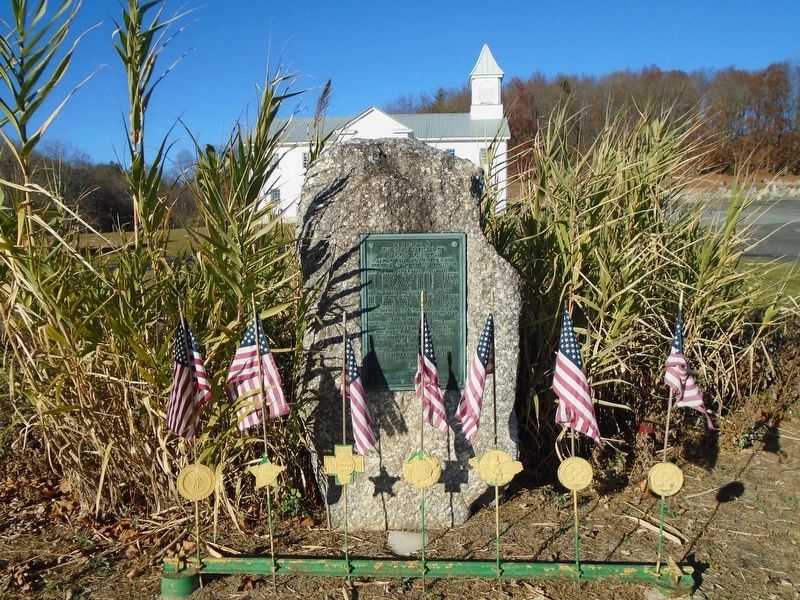 Jacobs Church Pioneer and Revolutionary War Memorial. Click for full size. Jacobs Church Pioneer and Revolutionary War Memorial image. Click for full size.