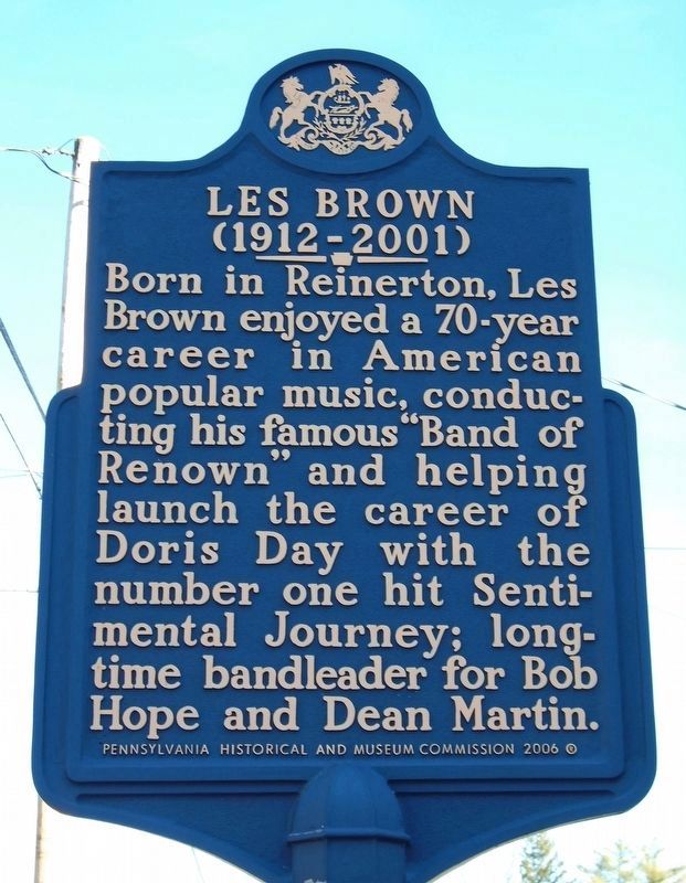 Les Brown Marker. Click for full size. Les Brown Marker image. Click for full size.