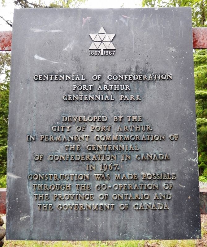 Centennial of Confederation Marker image. Click for full size.