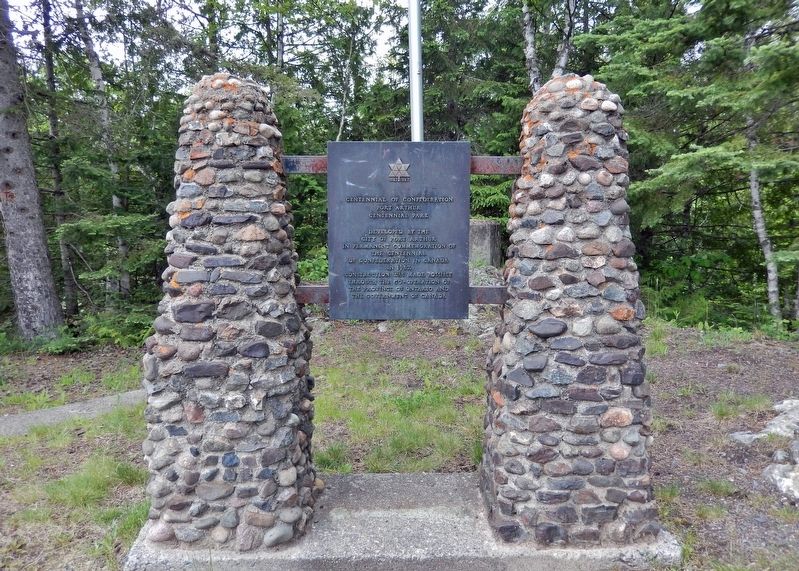 Centennial of Confederation Marker image. Click for full size.