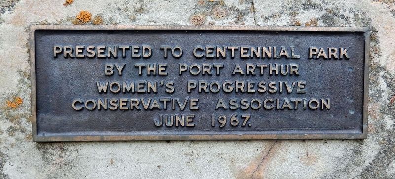 Women's Progressive Conservative Association Plaque image. Click for full size.