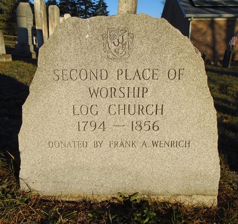 Wenrich's Church Second Location Marker. Click for full size. Wenrich's Church Second Location Marker image. Click for full size.