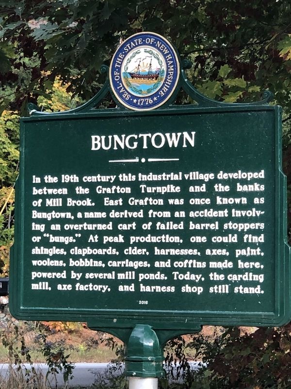 Bungtown Marker. Click for full size. Bungtown Marker image. Click for full size.