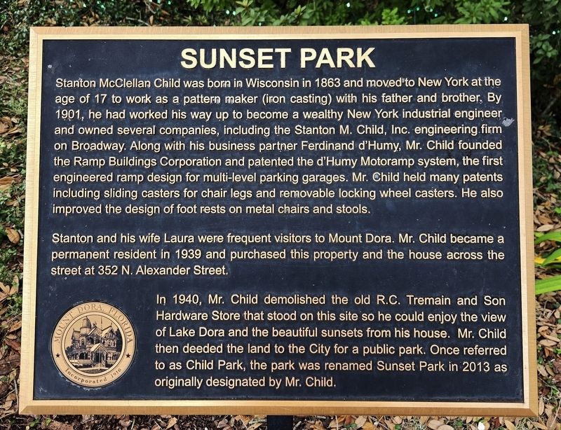Sunset Park Marker image. Click for full size.
