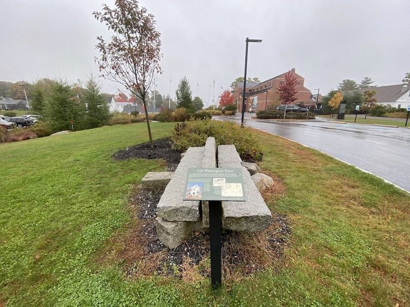 233 Washington Street marker image. Click for full size.