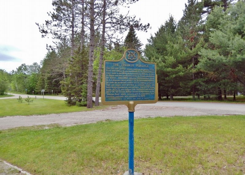 The French Portage Marker. Click for full size. The French Portage Marker image. Click for full size.