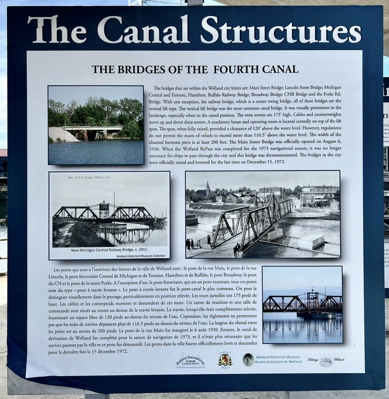 The Bridges of the Fourth Canal Marker image. Click for full size.