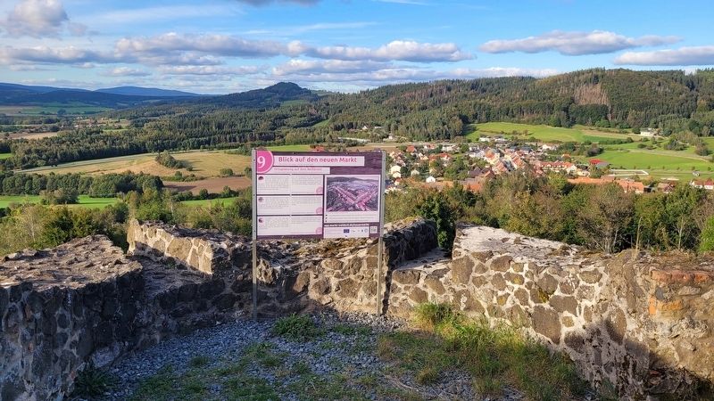 The view of the new market and Marker from the castle image. Click for full size.