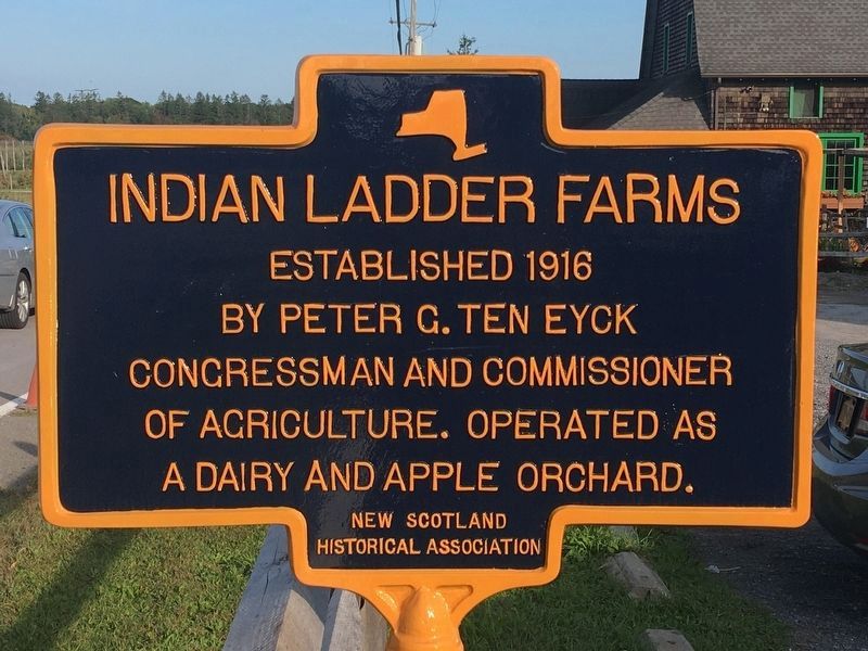 Indian Ladder Farms Marker. Click for full size. Indian Ladder Farms Marker image. Click for full size.