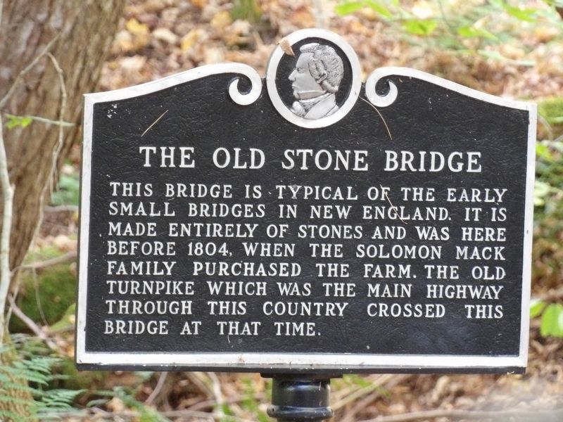 The Old Stone Bridge Marker image. Click for full size.