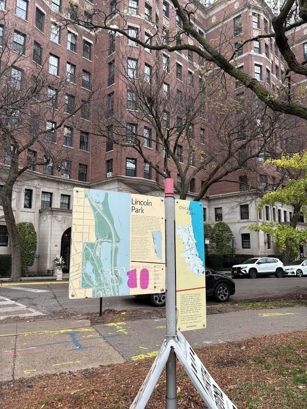 Lincoln Park Marker image. Click for full size.