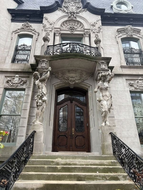 Francis J. Dewes House doorway image. Click for full size.