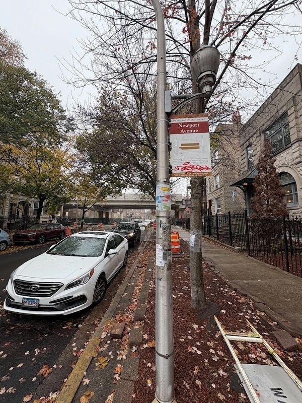 Newport Avenue Marker image. Click for full size.