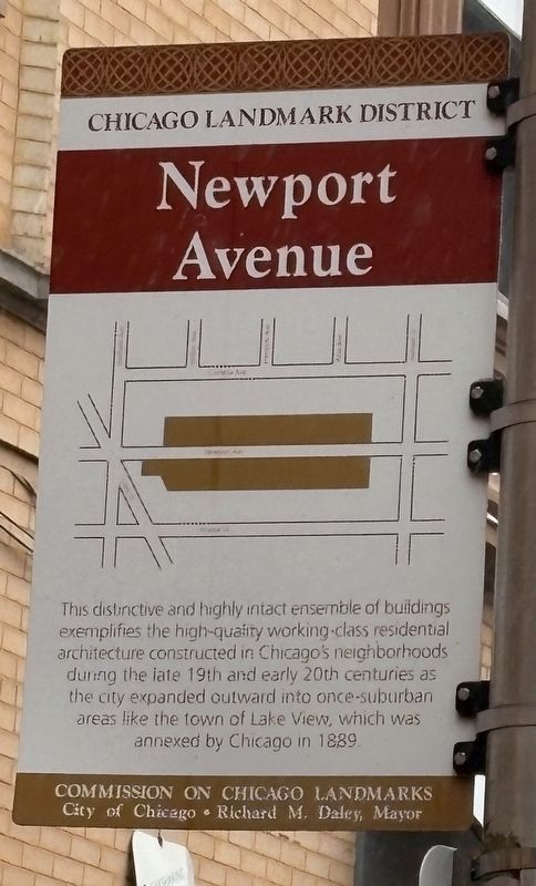 Newport Avenue Marker image. Click for full size.