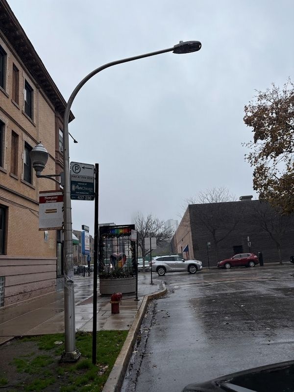 Newport Avenue Marker image. Click for full size.