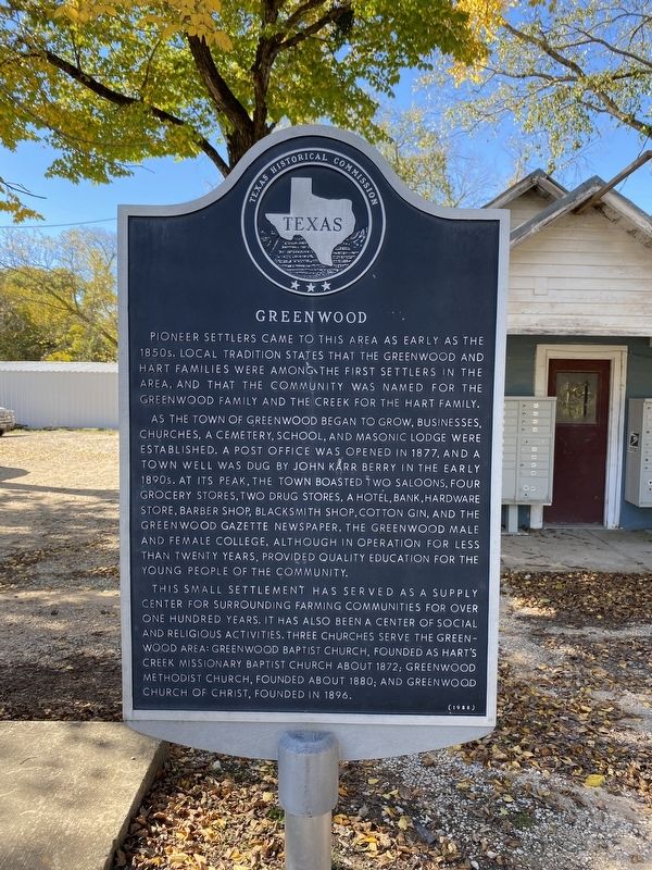 Greenwood Marker image. Click for full size.