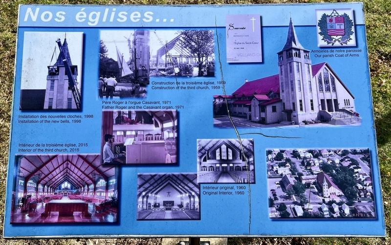 Nos Églises… photo panel on the right of the marker. Click for full size. Nos Églises… photo panel on the right of the marker image. Click for full size.