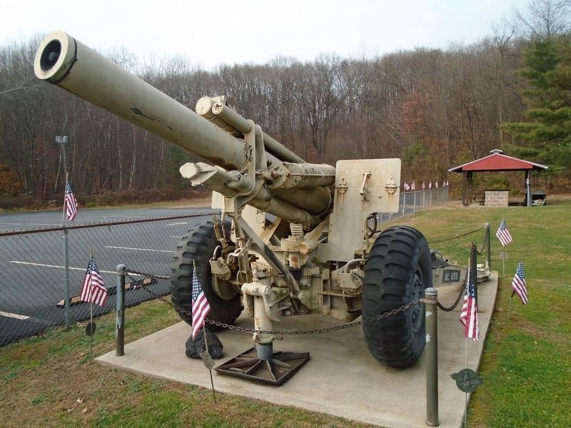 M114 155mm Howitzer on Larksville American Legion Post 665 Grounds. Click for full size. M114 155mm Howitzer on Larksville American Legion Post 665 Grounds image. Click for full size.