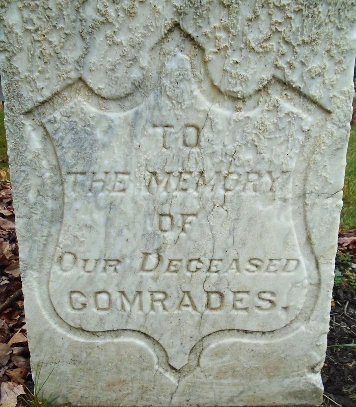Civil War Memorial Dedication Marker image. Click for full size.