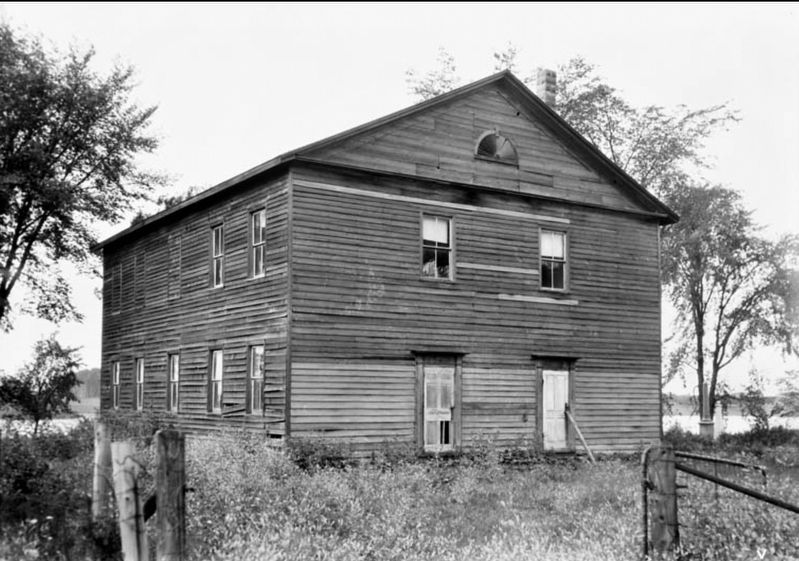 The Beaverdams Church in 1925 image. Click for full size.