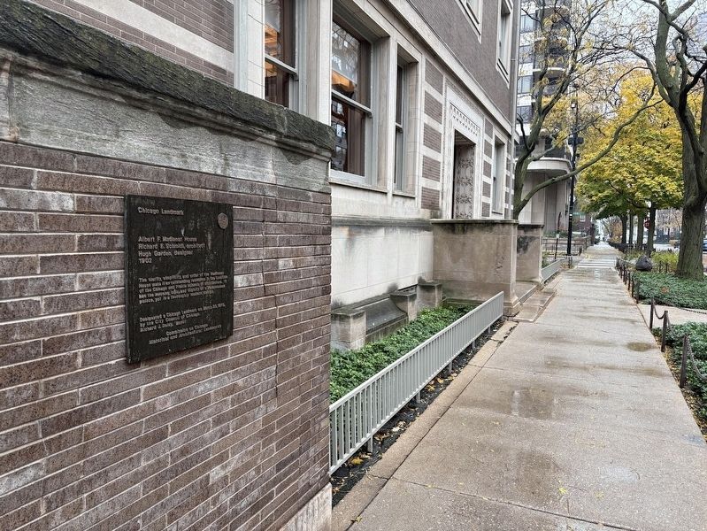 Albert F. Madlener House Marker image. Click for full size.