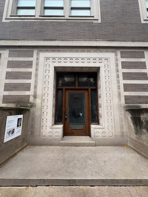 Madlener House entrance image. Click for full size.