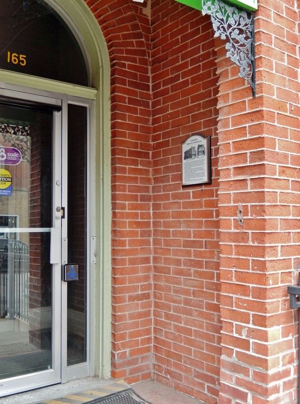 Canadian Bank of Commerce Marker. Click for full size. Canadian Bank of Commerce Marker image. Click for full size.