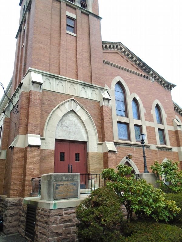 Zinzendorf Preached to Wyoming Valley Indians Marker. Click for full size. Zinzendorf Preached to Wyoming Valley Indians Marker image. Click for full size.