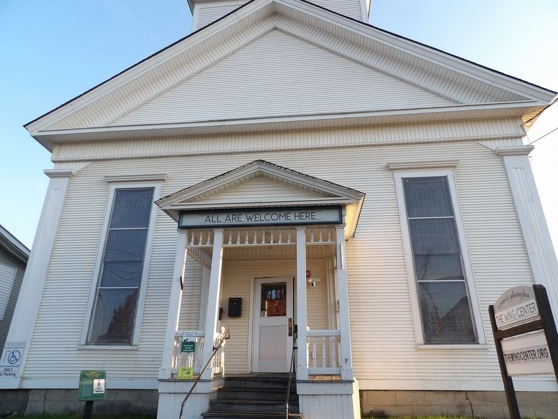 Lamoille County Civic Center Marker. Click for full size. Lamoille County Civic Center Marker image. Click for full size.