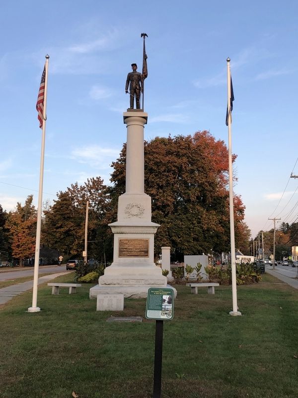 The Soldier's Monument & War Memorial / The Civil War Cannon Marker. Click for full size. The Soldier's Monument & War Memorial / The Civil War Cannon Marker image. Click for full size.