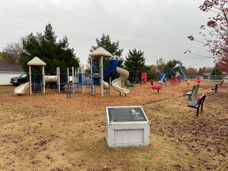 Delbert Thalmann Park & Marker. Click for full size. Delbert Thalmann Park & Marker image. Click for full size.