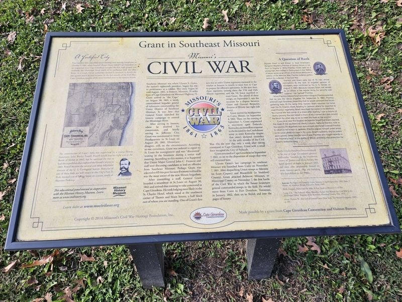 Grant in Southeast Missouri Marker image. Click for full size.