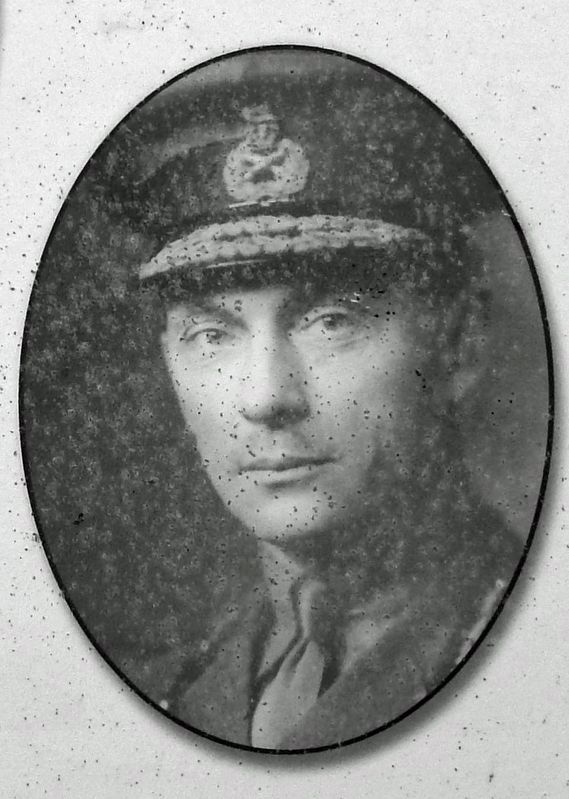 Marker detail: Sir James A. MacBrien image. Click for full size.