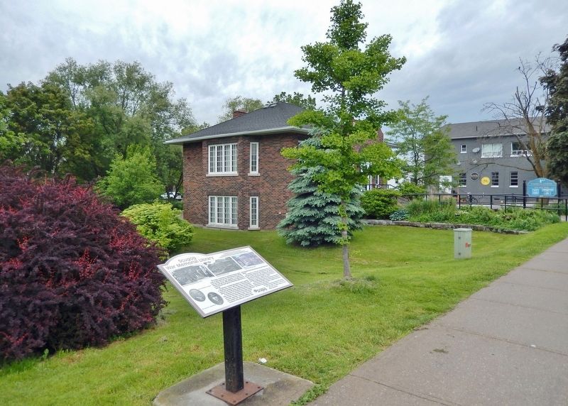 Scugog War Memorial Library Marker image. Click for full size.