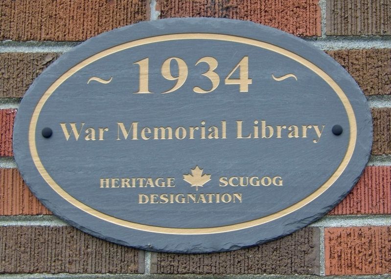 Scugog Heritage Designation Marker image. Click for full size.